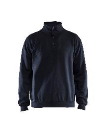 Blåkläder Sweatshirt mit Half-Zip Dunkel Marineblau Produktbild