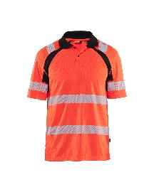 Blåkläder Polo High VisHigh Vis Rot/Schwarz Produktbild