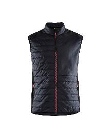 Blåkläder Weste warm gefüttert Schwarz/Rot Produktbild