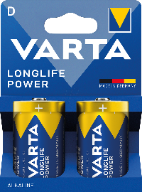 VARTA Batterie LONGLIFE VARTA Power D 2er Blister Produktbild