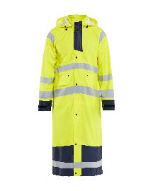 Blåkläder High Vis Regenmantel Level 1 High Vis Gelb/Marineblau Produktbild