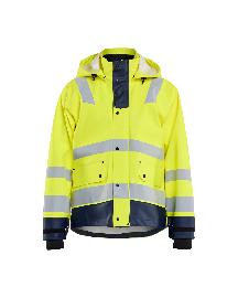 Blåkläder High Vis Regenjacke Level 3 High Vis Gelb/Marineblau Produktbild