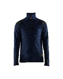 Blåkläder Wollsweater Dunkel Marineblau/Dunkelgrau Produktbild