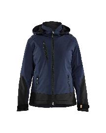 Blåkläder Leichte gefütterte Damen Winterjacke Softshell Dunkel Marineblau/Schwarz Produktbild