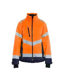 Blåkläder Damen Shell Jacke High Vis High Vis Orange/Marineblau Produktbild