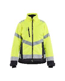 Blåkläder Leichte gefütterte Damen Winterjacke High Vis High Vis Gelb/Schwarz Produktbild