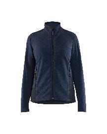 Blåkläder Damen Microfleece-JackeDunkel Marineblau/Schwarz Produktbild