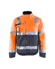 Blåkläder Winterjacke High Vis Orange/Mittelgrau Produktbild