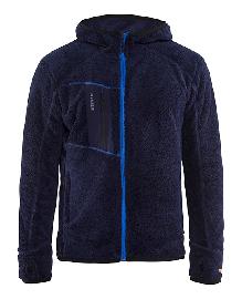 Blåkläder Fiberfleece Jacke Marineblau/Kornblau Produktbild