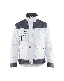 Blåkläder Maler Jacke Weiß/Grau Produktbild