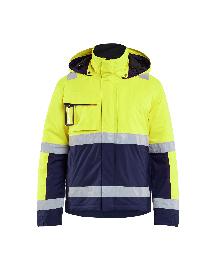 Blåkläder High Vis Winterjacke High Vis Gelb/Marineblau Produktbild