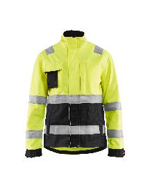 Blåkläder Damen High Vis Jacke High Vis Gelb/Schwarz Produktbild