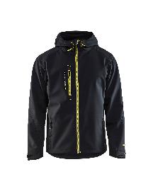 Blåkläder Softshell Jacke Schwarz/Gelb Produktbild