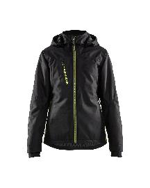 Blåkläder Damen Funktionsjacke leicht gefüttert Schwarz/Gelb Produktbild