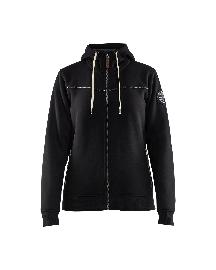 Blåkläder Damen Kapuzenjacke Schwarz Produktbild