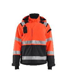 Blåkläder High Vis Shell Jacke High Vis Rot/Schwarz Produktbild