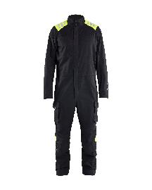 Blåkläder Overall Inhärent Schwarz/High Vis Gelb Produktbild
