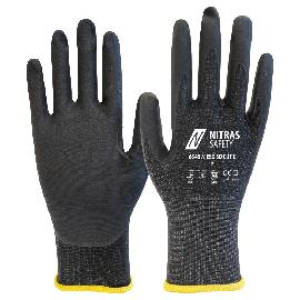 NITRAS ESD 3D CUT C, Schnittschutzhandschuhe, anthrazit / schwarz, EN 388, OEKO-TEX Produktbild