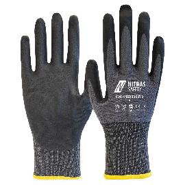 NITRAS ESD 3D CUT D, Schnittschutzhandschuhe, grau / schwarz, EN 388, EN 407, OEKO-TEX Produktbild