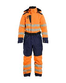 Blåkläder Damen Winteroverall High Vis High Vis Orange/Marineblau Produktbild