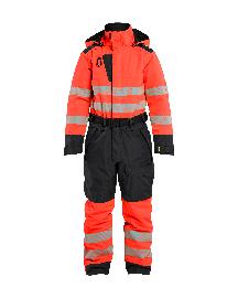 Blåkläder Damen Winteroverall High Vis High Vis Rot/Schwarz Produktbild