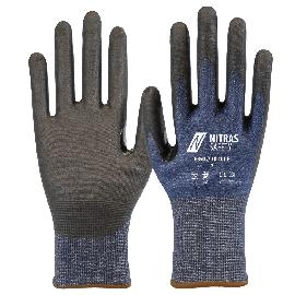 NITRAS 3D CUT F, Schnittschutzhandschuhe, marineblau / schwarz, EN ISO 21420, EN 388, OEKO-TEX Produktbild