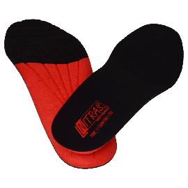 NITRAS COMFORT STEP, Einlegesohle, schwarz / rot Produktbild