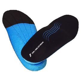 NITRAS ERGO STEP MEDIUM, semi-orthopädische Einlegesohle, schwarz / blau Produktbild