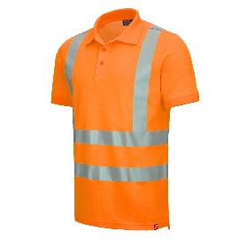 NITRAS MOTION TEX VIZ, Warn-Poloshirt, neonorange, EN ISO 13688, EN ISO 20471, EN 13758-2 Produktbild