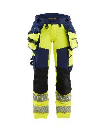 Blåkläder Damenhose High Vis 4-Wege-StretchHigh Vis Gelb/Marineblau Produktbild