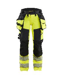 Blåkläder Damenhose High Vis 4-Wege-StretchHigh Vis Gelb/Schwarz Produktbild
