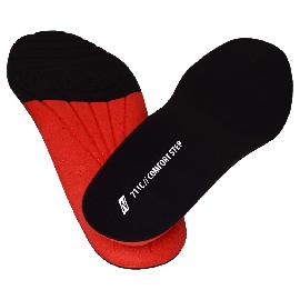 NITRAS COMFORT STEP, Einlegesohlen, schwarz / rot Produktbild