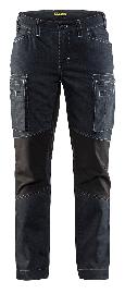 Blåkläder Damen Service Arbeitshose Stretch Marineblau/Schwarz Produktbild