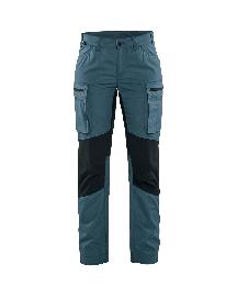 Blåkläder Damen Service Arbeitshose Stretch Taubenblau/Dunkel Marineblau Produktbild