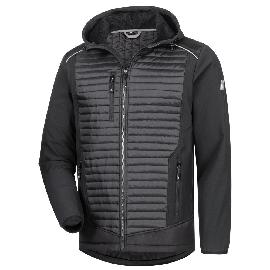 NITRAS MOTION TEX PLUS, gesteppte Softshelljacke, schwarz Produktbild