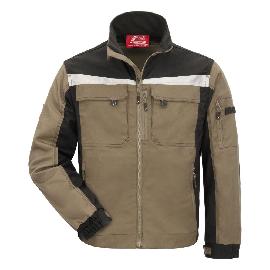 NITRAS MOTION TEX PRO FX, Arbeitsjacke, khaki / schwarz, OEKO-TEX Produktbild