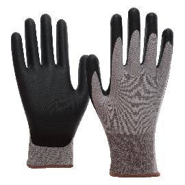 NITRAS SKIN CLEAN, Montagehandschuhe, grau / schwarz, EN 388, OEKO-TEX Produktbild