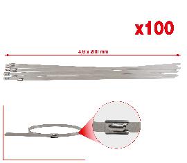 KS Tools Edelstahl-Kabelbinder mit Kugelverschluss Produktbild