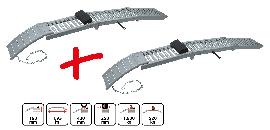 KS Tools Klappbare Auffahrrampe, paarweise Produktbild