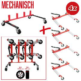 KS Tools performance Aufbewahrungsgestell mit vier mechanischen Rangierhilfen, 5-tlg Produktbild