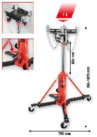 KS Tools performance Hydraulik-Getriebeheber mit Tisch, 1000 kg Produktbild