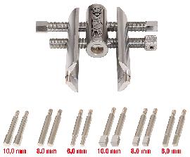 KS Tools Vario-Muttern- und Kappenschlüssel-Satz, 13-tlg Produktbild