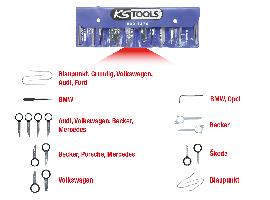 KS Tools Radio-/Navigationssystem Demontage und Montage-Satz, 18-tlg Produktbild