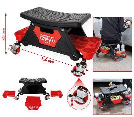KS Tools Fahrbarer Hocker, L650xH350mm Produktbild