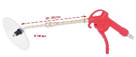 KS Tools Teleskop-Druckluft-Ausblaspistole 90-190mm mit Schutzschild Produktbild