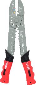 KS Tools Multifunktions-Crimpzange für isolierte und unisolierte Kabelschuhe, 220mm Produktbild