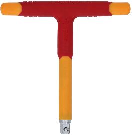 KS Tools 1/2" T-Griff-Aufsteckschlüssel mit Schutzisolierung, 200mm Produktbild
