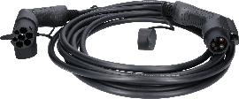 KS Tools efuturo Ladekabel gerade, Typ 2 auf Typ 1 Stecker, 1 Phase, bis zu 7,4 kW, 32 A, 230 V, Mode 3, 8 Meter Produktbild