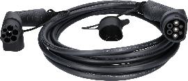 KS Tools efuturo Ladekabel gerade, Typ 2 auf Typ 2 Stecker, 1 Phase, bis zu 7,4 kW, 32 A, 230 V, Mode 3, 8 Meter Produktbild
