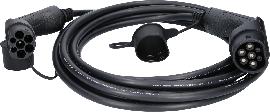 KS Tools efuturo Ladekabel gerade, Typ 2 auf Typ 2 Stecker, 3 Phasen, bis zu 11 kW, 16 A, 400 V, Mode 3, 8 Meter Produktbild